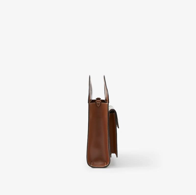 Mini Pocket Bag in Natural/malt brown - Women, Canvas | Burberry® Official