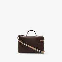 Bloomsbury Vanity Bag in Peat brown/sand beige - Women, Leather | Burberry® Official