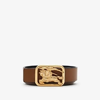 Reversible Leather Rider Belt​ in Black/hazel brown - Women | Burberry® Official
