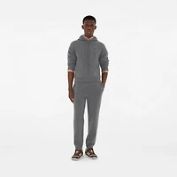 Cashmere Blend Zip Hoodie in Grey - Men | Burberry® Official