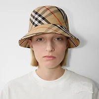 Check EKD Bucket Hat in Sand - Men | Burberry® Official