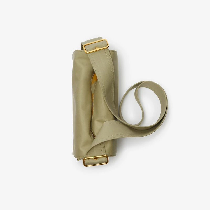 Trench Crossbody Bag in Hunter - Men, Cotton Gabardine | Burberry® Official