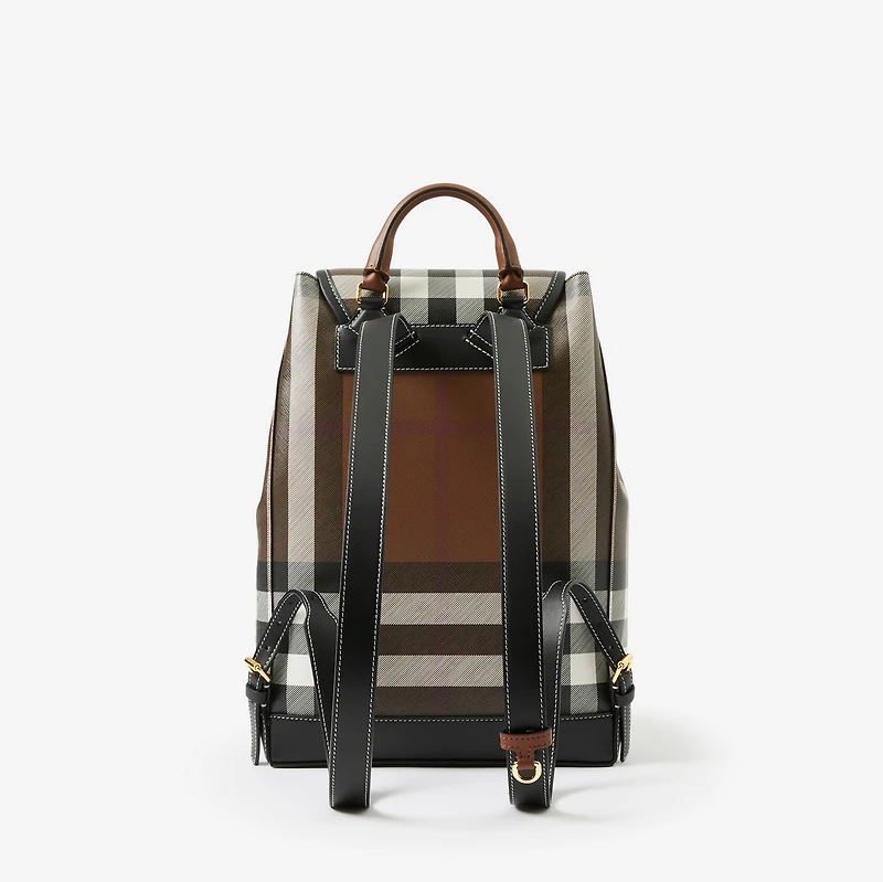 Check Backpack in Dark birch brown - Women | Burberry® Official