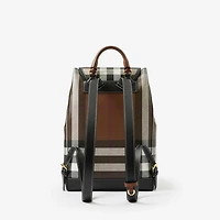 Check Backpack in Dark birch brown - Women | Burberry® Official