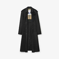 Long Nylon Hooded Car Coat in Black - Women | Burberry® Official