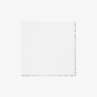 Cotton Baby Blanket in White - Children | Burberry® Official