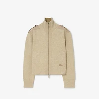 Wool Cashmere Jacket in Hamper beige - Women | Burberry® Official