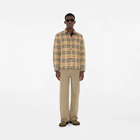 Reversible Quilted Nylon Overshirt in Black - Men | Burberry® Official