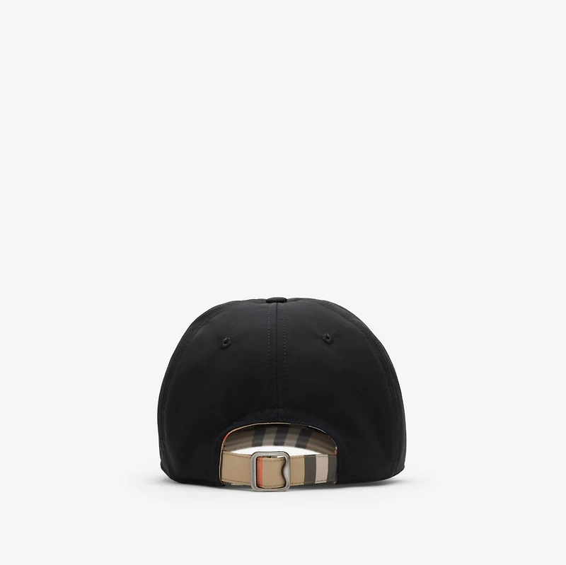 Nylon Baseball Cap in Black - Men | Burberry® Official