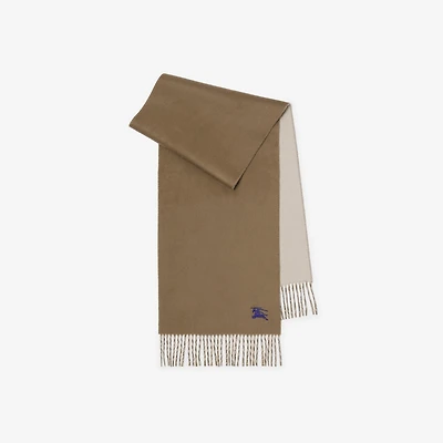 Reversible Cashmere Scarf in Vole/smoke | Burberry® Official