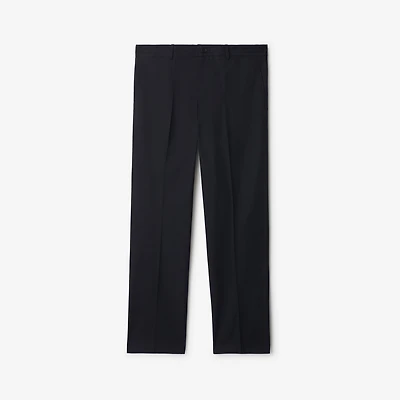 Cotton Chinos in Indigo - Men | Burberry® Official