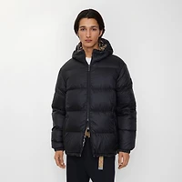 Reversible Check Hooded Puffer Jacket in Sand beige - Men | Burberry® Official