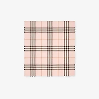 Reversible Check Wool Silk Scarf in Bow pink/pebble white | Burberry® Official