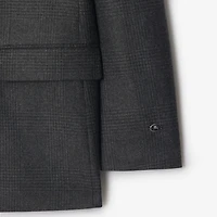 Check Wool Cashmere Tailored Jacket in Loden/highland green - Men | Burberry® Official