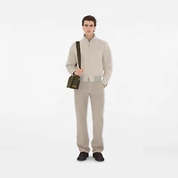 Trench Crossbody Bag in Military - Men, Cotton Gabardine | Burberry® Official