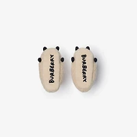 Thomas Bear Cotton Blend Two-piece Baby Gift Set in Pale stone - Children | Burberry® Official