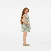 Check Pouch in Breeze - Children | Burberry® Official