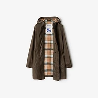 Coated Gabardine Parka in Military - Women | Burberry® Official