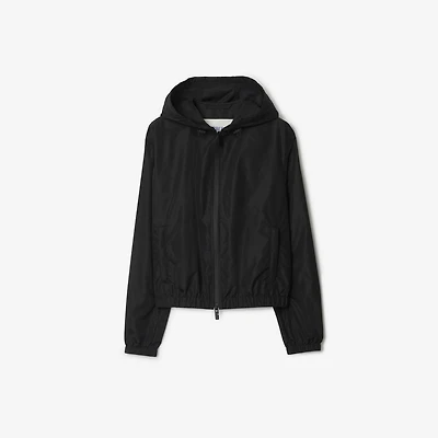 Knight Stamp Nylon Jacket in Black - Women | Burberry® Official