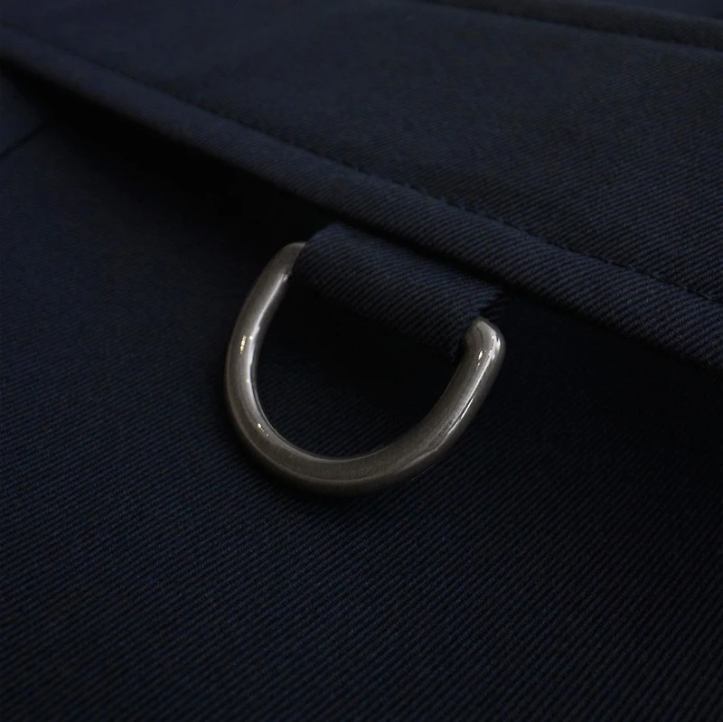 Mid-length Chelsea Heritage Trench Coat in Coal blue - Women, Cotton Gabardine | Burberry® Official