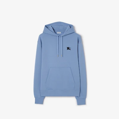 Knight Stamp Cotton Hoodie in Cornflower blue - Men | Burberry® Official