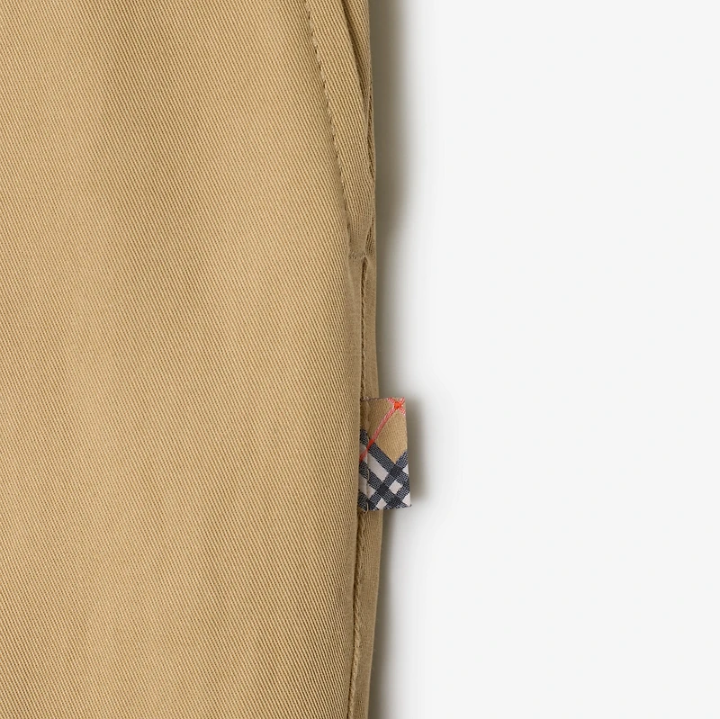 Cotton Chinos in Flax beige - Men | Burberry® Official