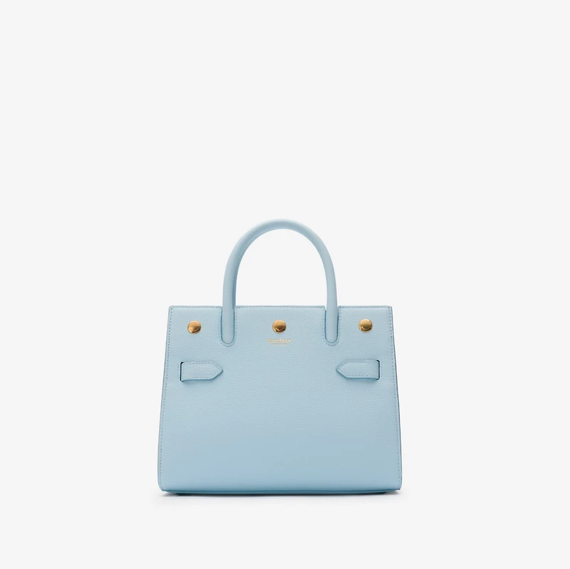Mini Title Bag in Pale blue - Women | Burberry® Official