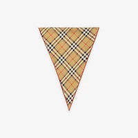 Check Silk Scarf in Sand beige | Burberry® Official