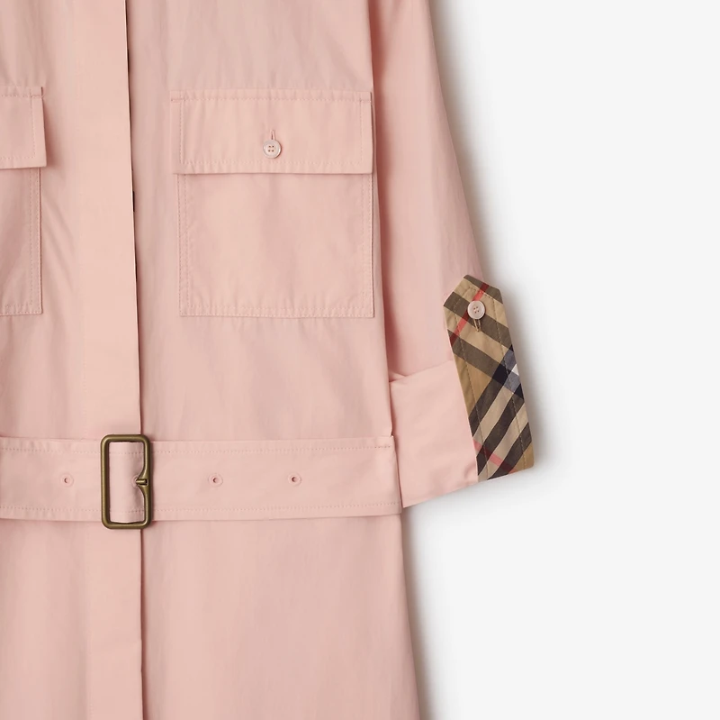Cotton Poplin Shirt Dress in Flora - Women | Burberry® Official