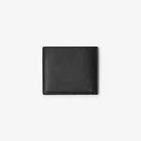 Knight Stamp Bifold Coin Wallet in Black - Men | Burberry® Official