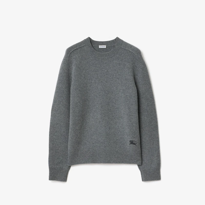 Cashmere Sweater in Grey - Men | Burberry® Official