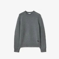 Cashmere Sweater in Grey - Men | Burberry® Official
