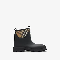 Rubber Marsh Stamp Low Boots​ in Black - Men | Burberry® Official
