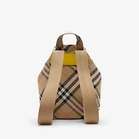 Duck Check Backpack in Sand beige - Children | Burberry® Official