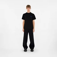 Cotton T-shirt in Black - Men | Burberry® Official