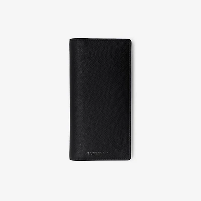 Logo Continental Wallet in Black - Men | Burberry® Official