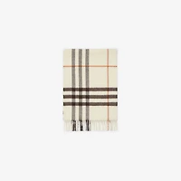Check Cashmere Scarf in Pebble | Burberry® Official