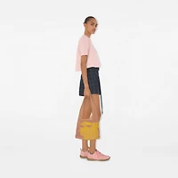 Cropped Cotton T-shirt in Bouquet - Women | Burberry® Official