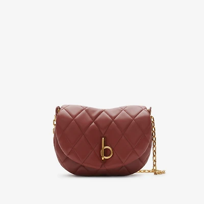 Quilted Rocking Horse Bag in Rust - Women | Burberry® Official