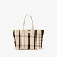 Medium Reversible Bloomsbury Tote​ in Soap beige/light beige - Women | Burberry® Official