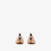 Leather Ballerinas in Plush - Children | Burberry® Official