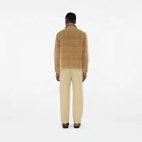 Check Corduroy Overshirt in Sand - Men, Cotton | Burberry® Official