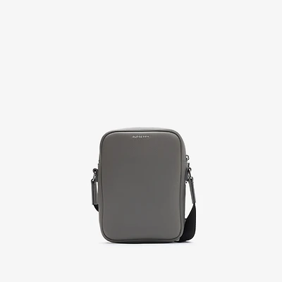 Vertical Paddy Bag in Anthracite grey - Men | Burberry® Official