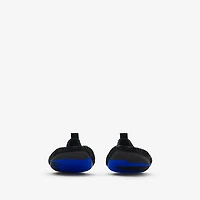 Check Suede Baby Ballerinas​ in Black - Women, Leather | Burberry® Official