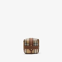 Check Travel Pouch in Archive beige - Men, Cotton | Burberry® Official