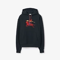 EKD Cotton Hoodie in Navy - Men | Burberry® Official