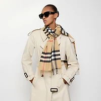 Check Cashmere Scarf in Archive beige | Burberry® Official