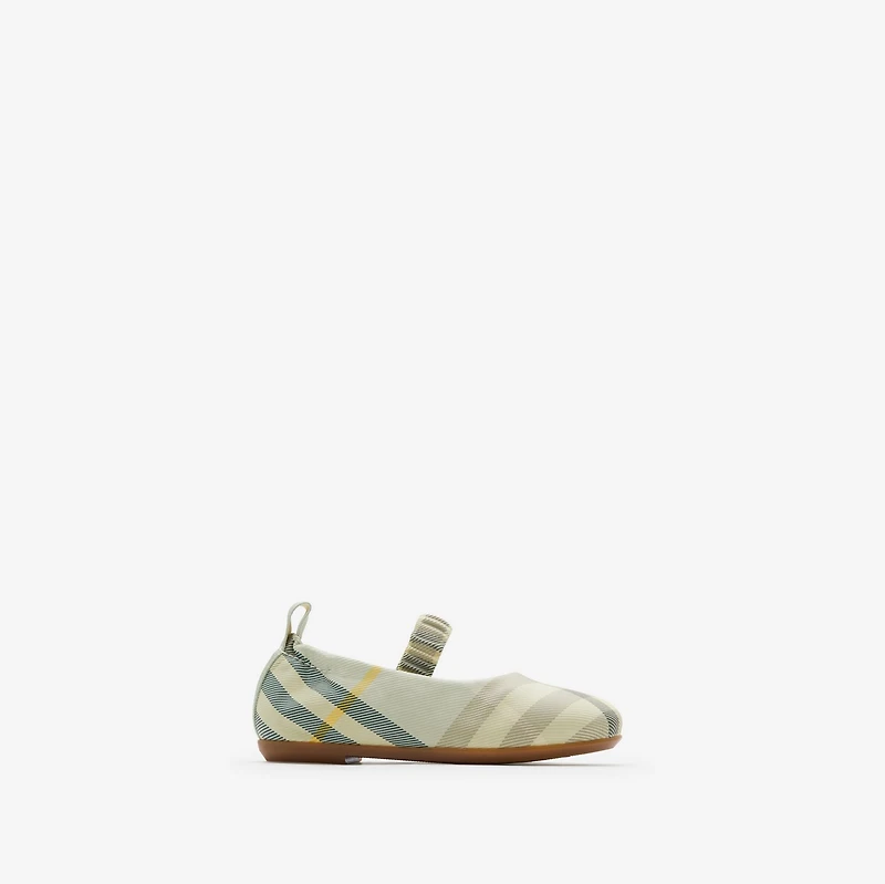 Check Ballerinas in Breeze - Children | Burberry® Official