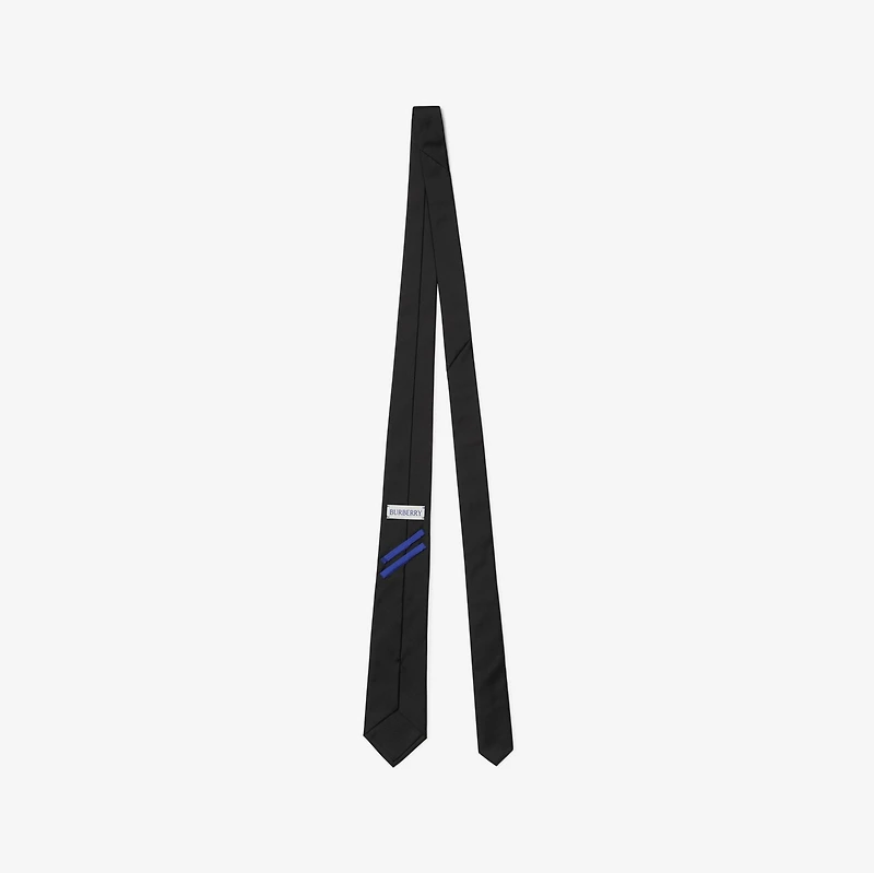 Silk Tie in Black - Men | Burberry® Official