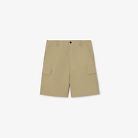 Nylon Cargo Shorts in Sparrow beige - Men | Burberry® Official